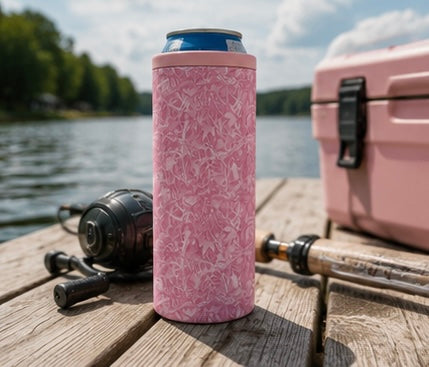 Hard Cooling Can in Pink Camo