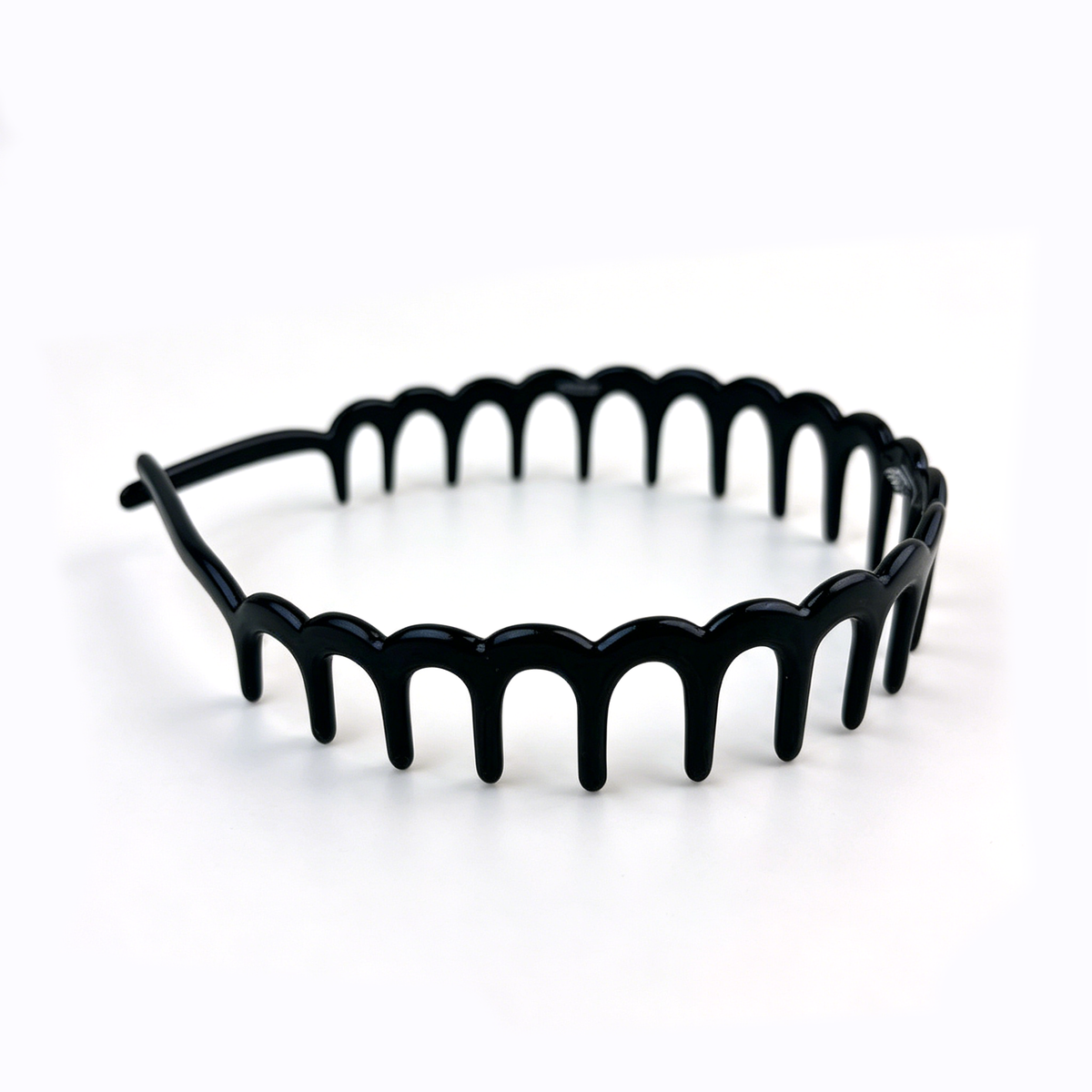 Black Zig-Zag Claw Headband