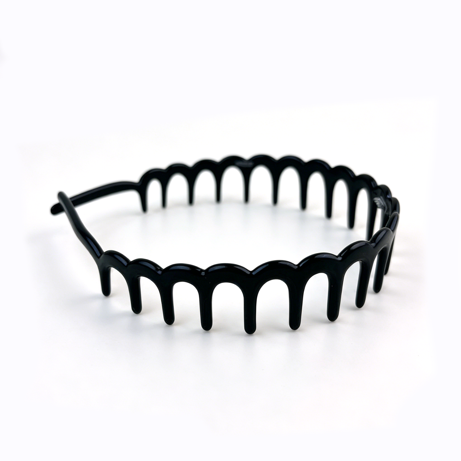 Black Zig-Zag Claw Headband