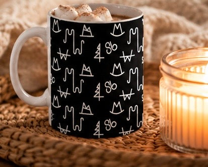 Black Brand Mug