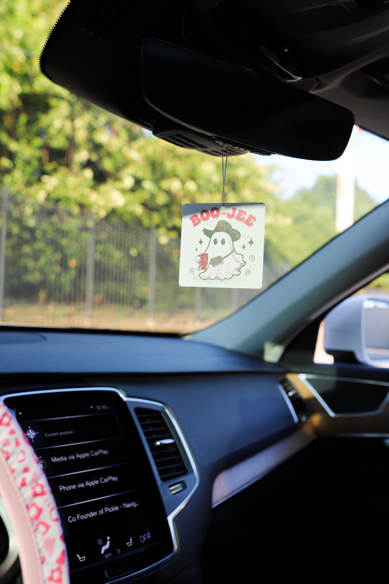 Pink Ghost Air Freshener