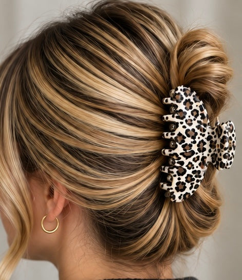 Leopard Claw Clip