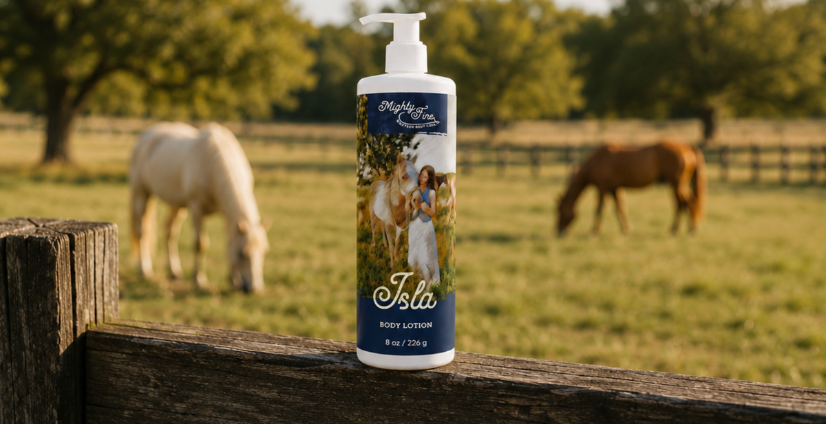 Isla - Saddle &amp; Sand | 8 oz Mighty Fine Body Lotion