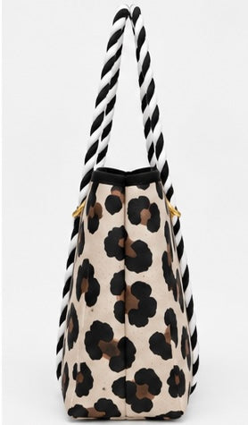 Large Tote in Leopard