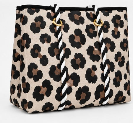 Large Tote in Leopard