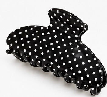 Polka Dot Claw Clip