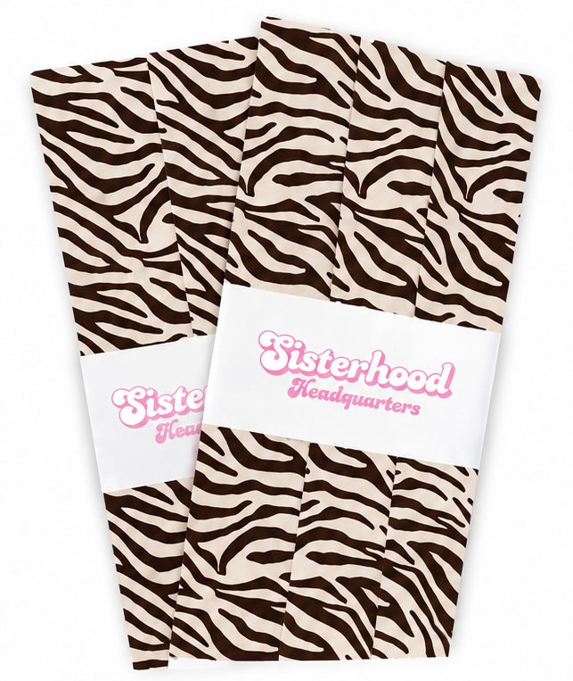 Zebra Striped Tissue Paper
