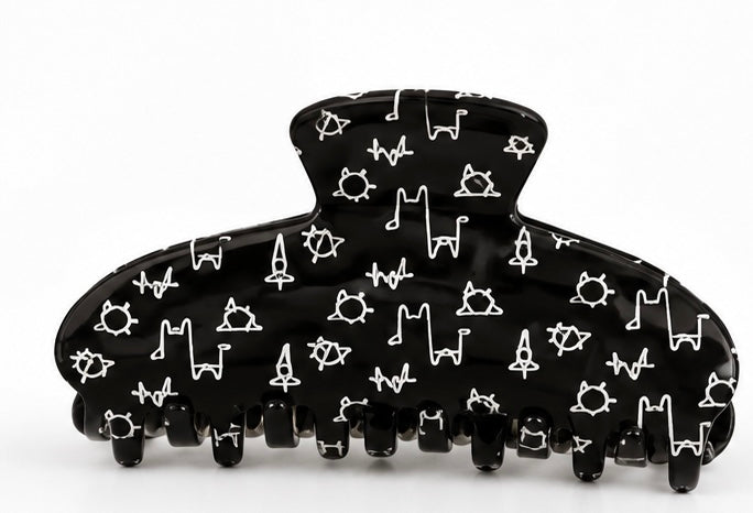 Black Brand Claw Clip