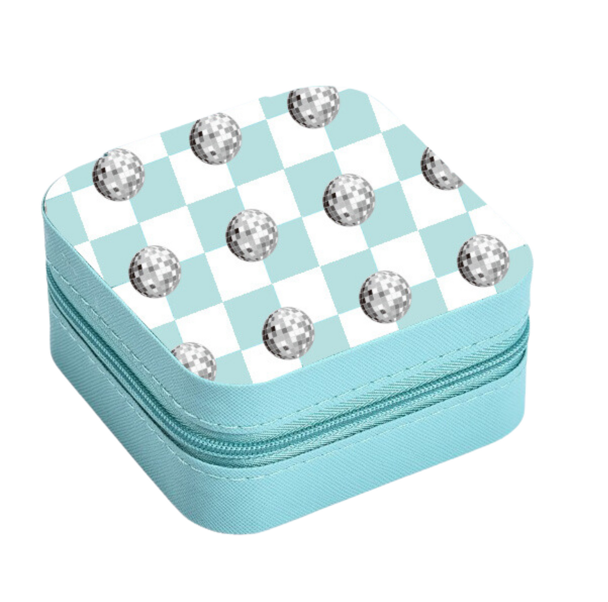 Disco Ball Square Jewelry Case