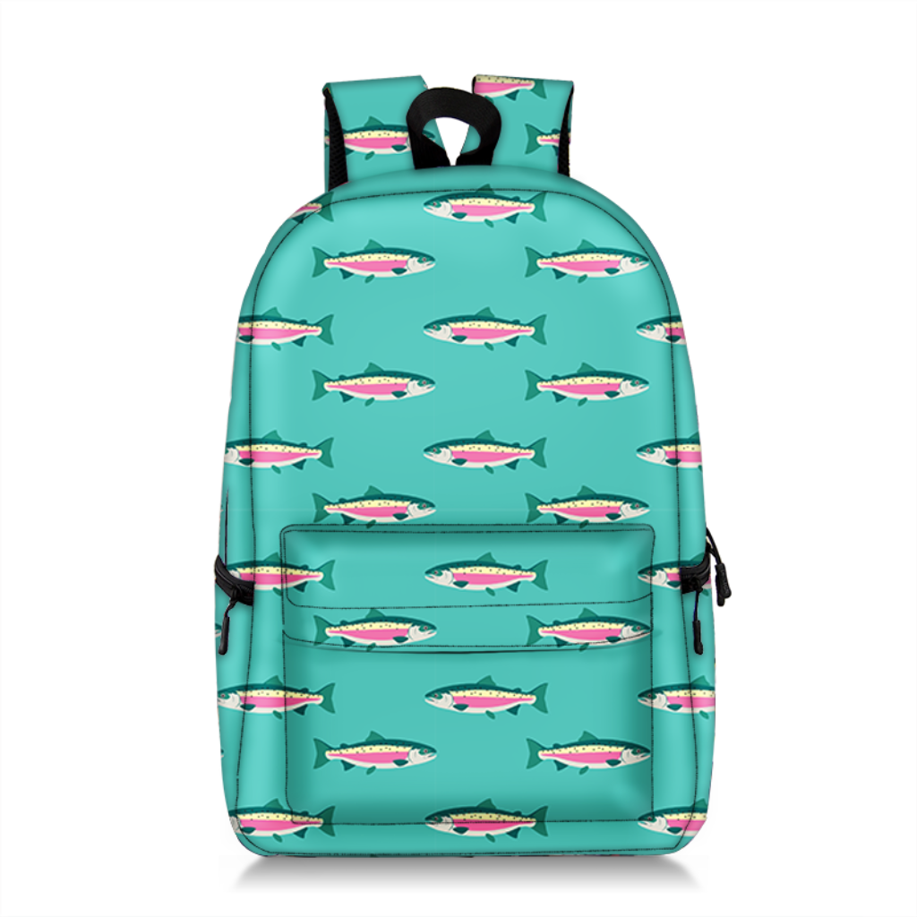 Blue Rainbow Trout Backpack