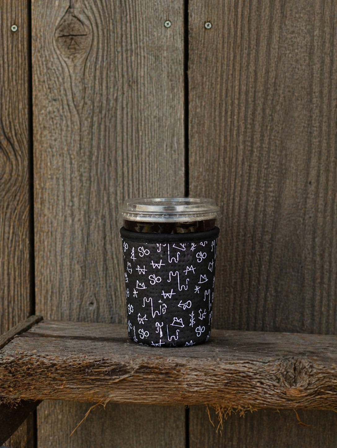 Black Brand Drink Sleeve Cozy