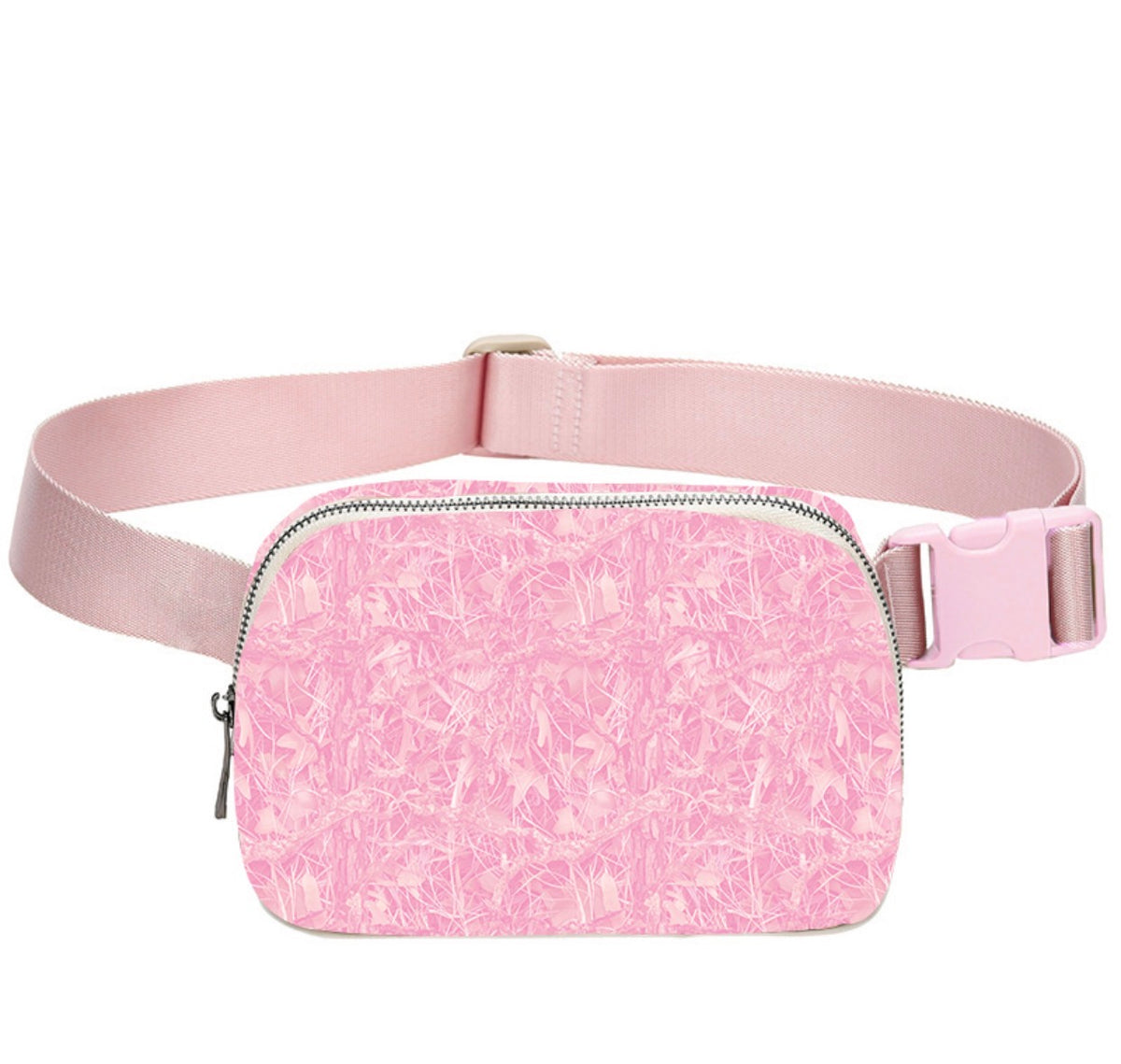 Pink Camo Crossbody Bag