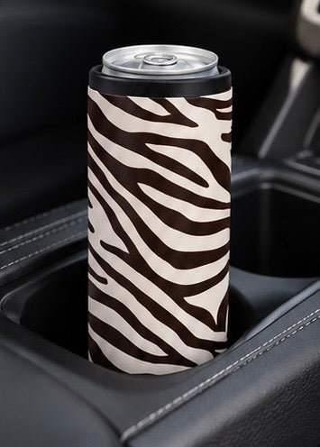 Hard Cooling Can in Zebra Stripe