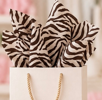 Zebra Striped Tissue Paper