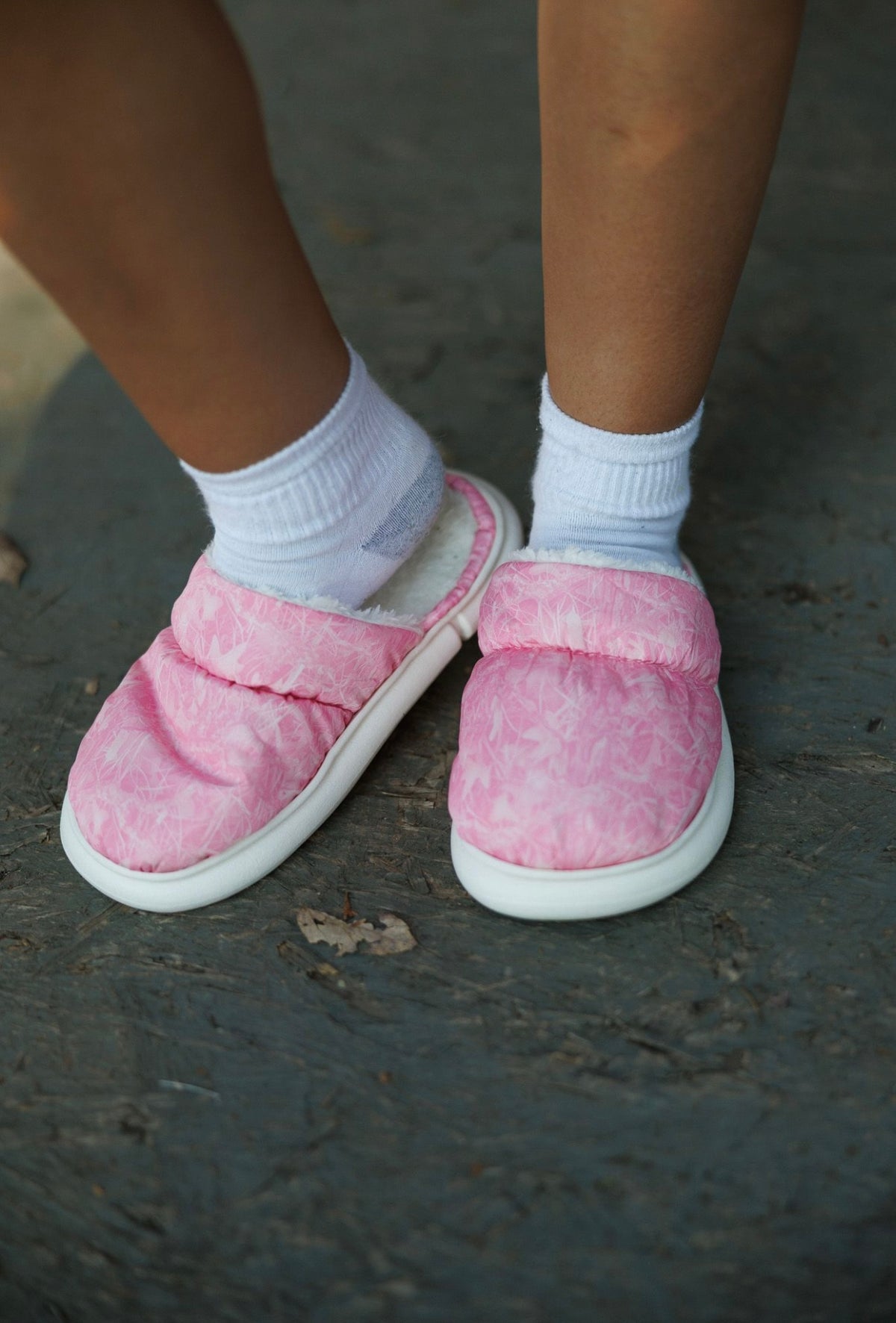 Pink Camo Slippers