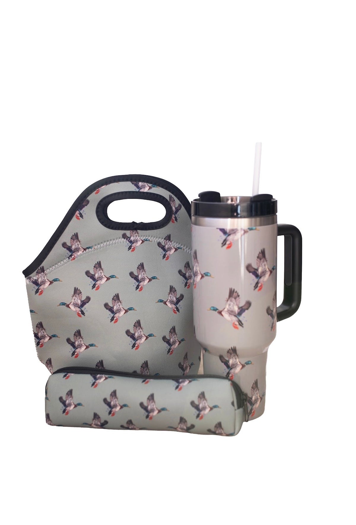 Green Duck Lunch Tote