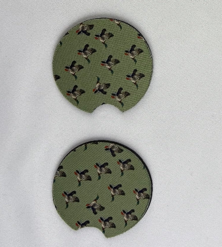 Green Duck Car Coaster 2-Pack