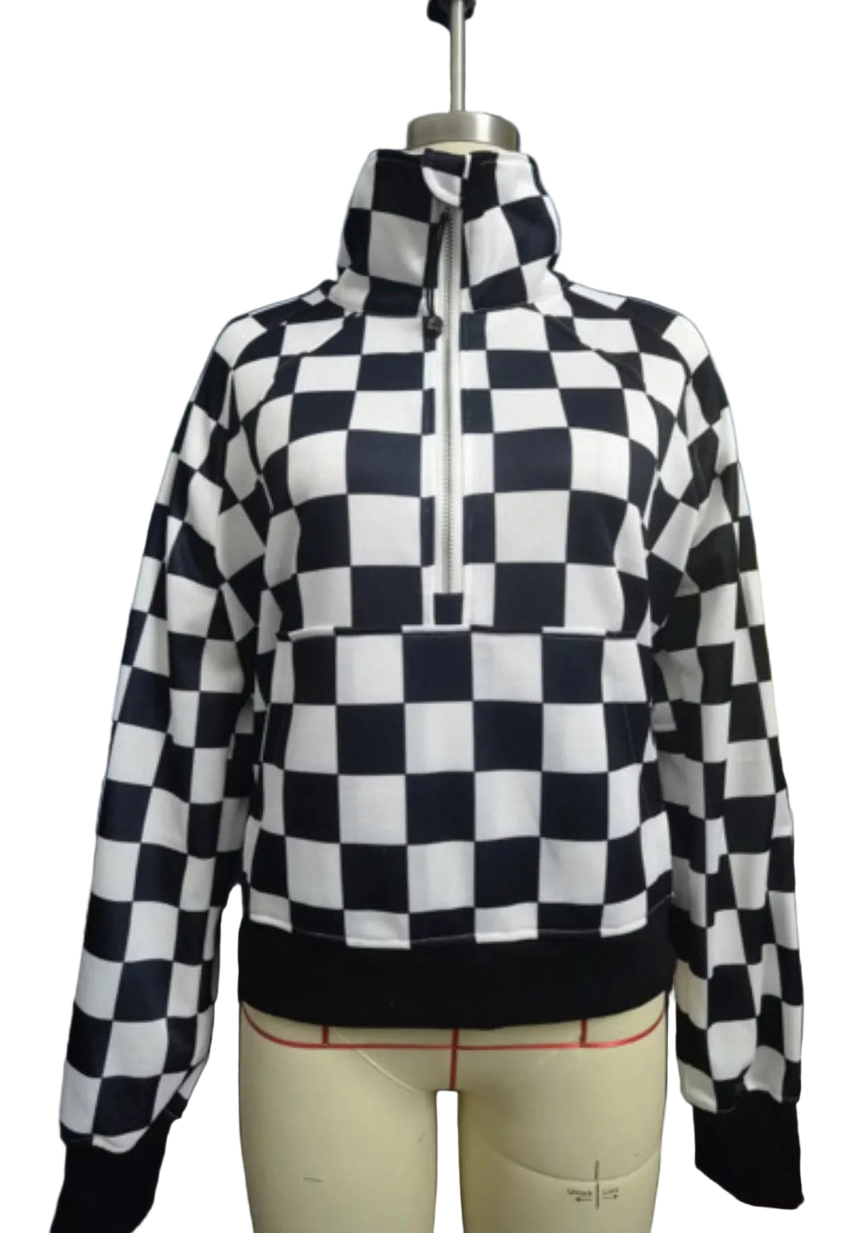 Checkerboard Pullover