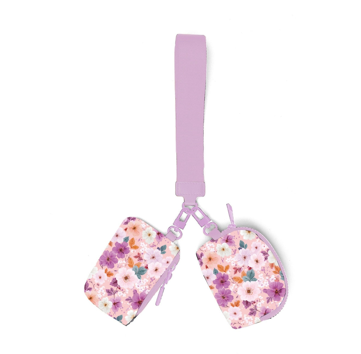 Scarlett Floral Dual Pouch Wristlet