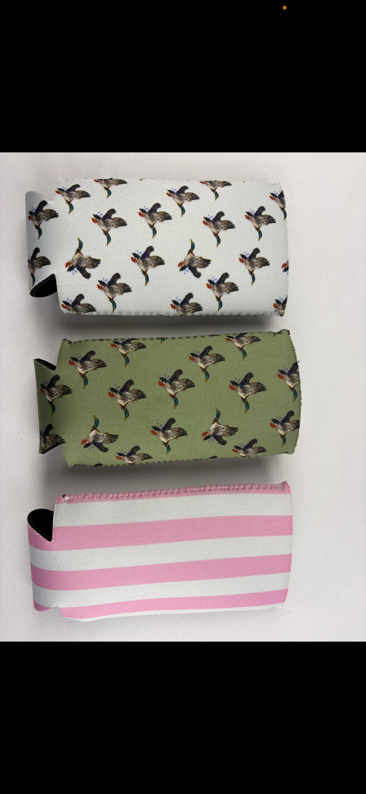 White Duck Tall Coozie 2-Pack