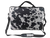 Black Cowhide Laptop Shoulder Bag