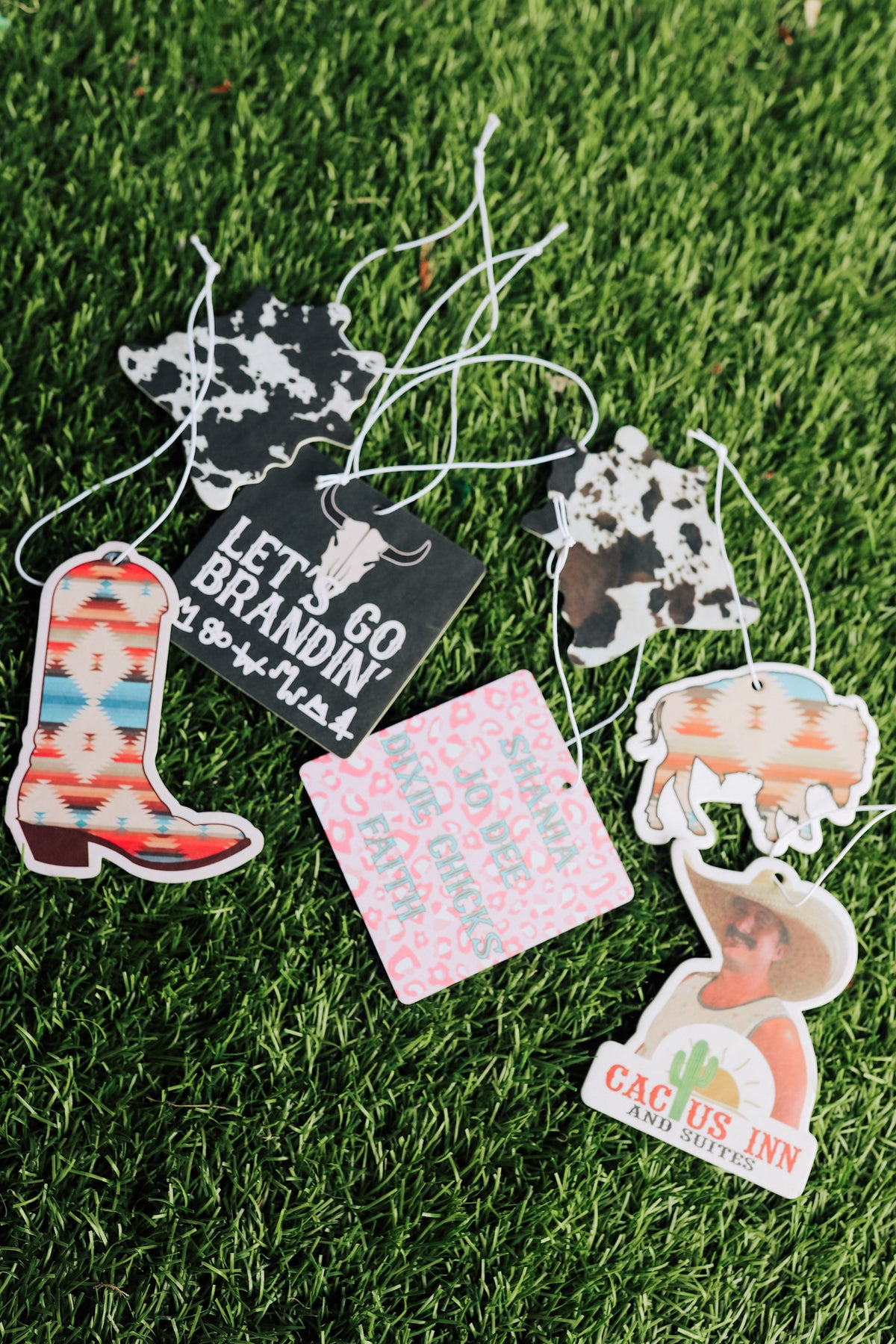 Brown Cowhide Air Freshener