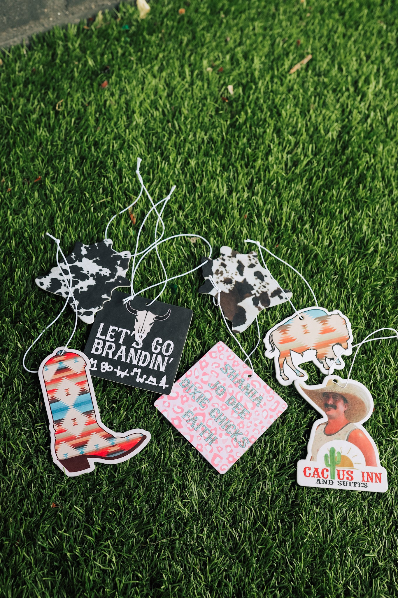 Brown Cowhide Air Freshener