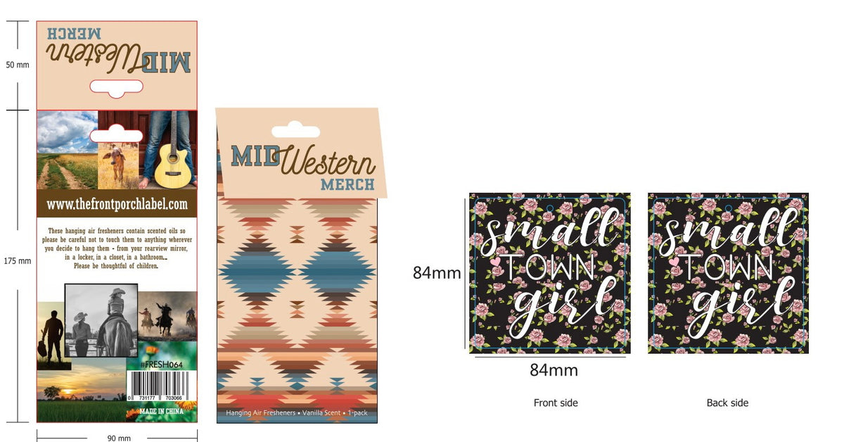 Small Town Girl Air Freshener