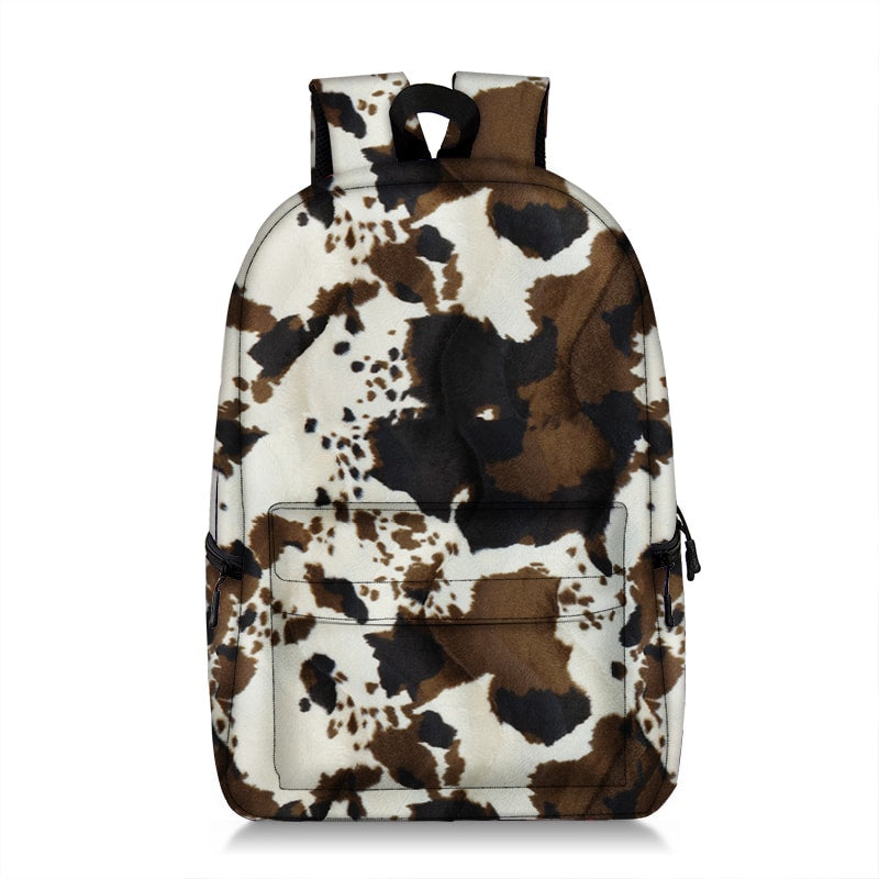 Cow hotsell skin backpack