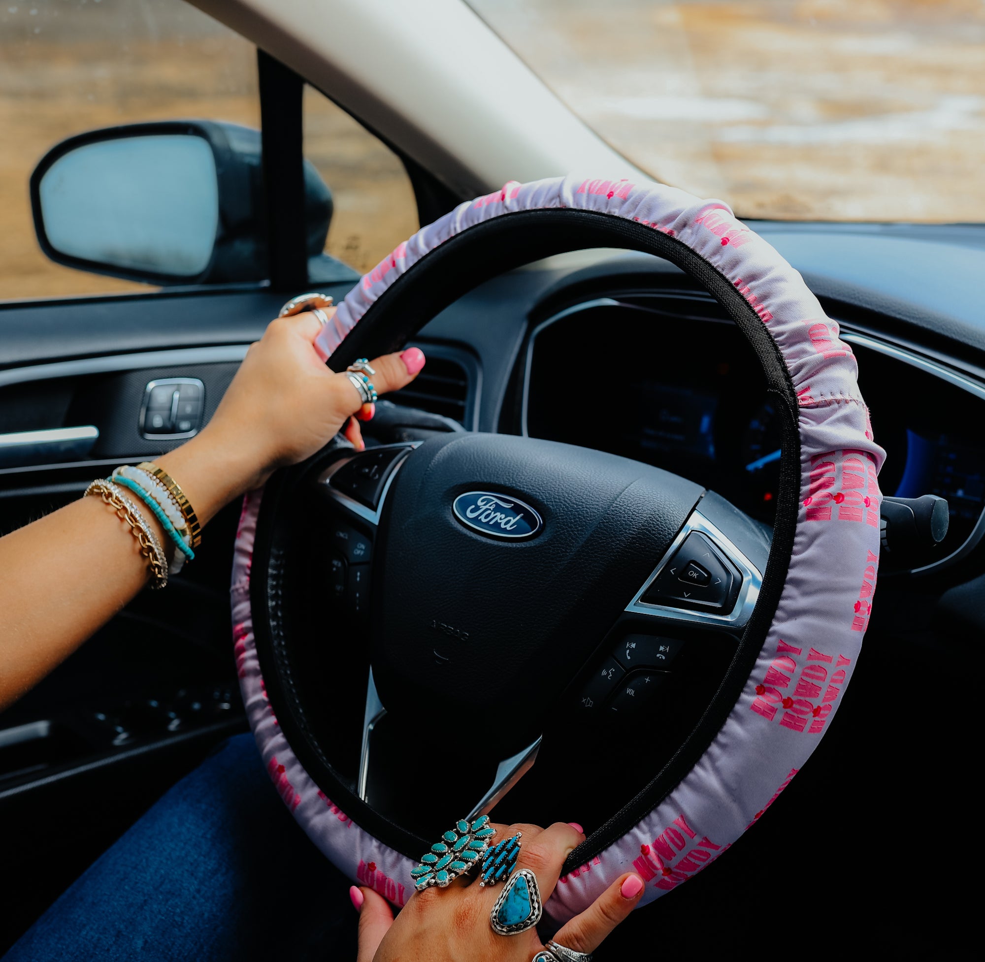 Howdy Steering Wheel Cover