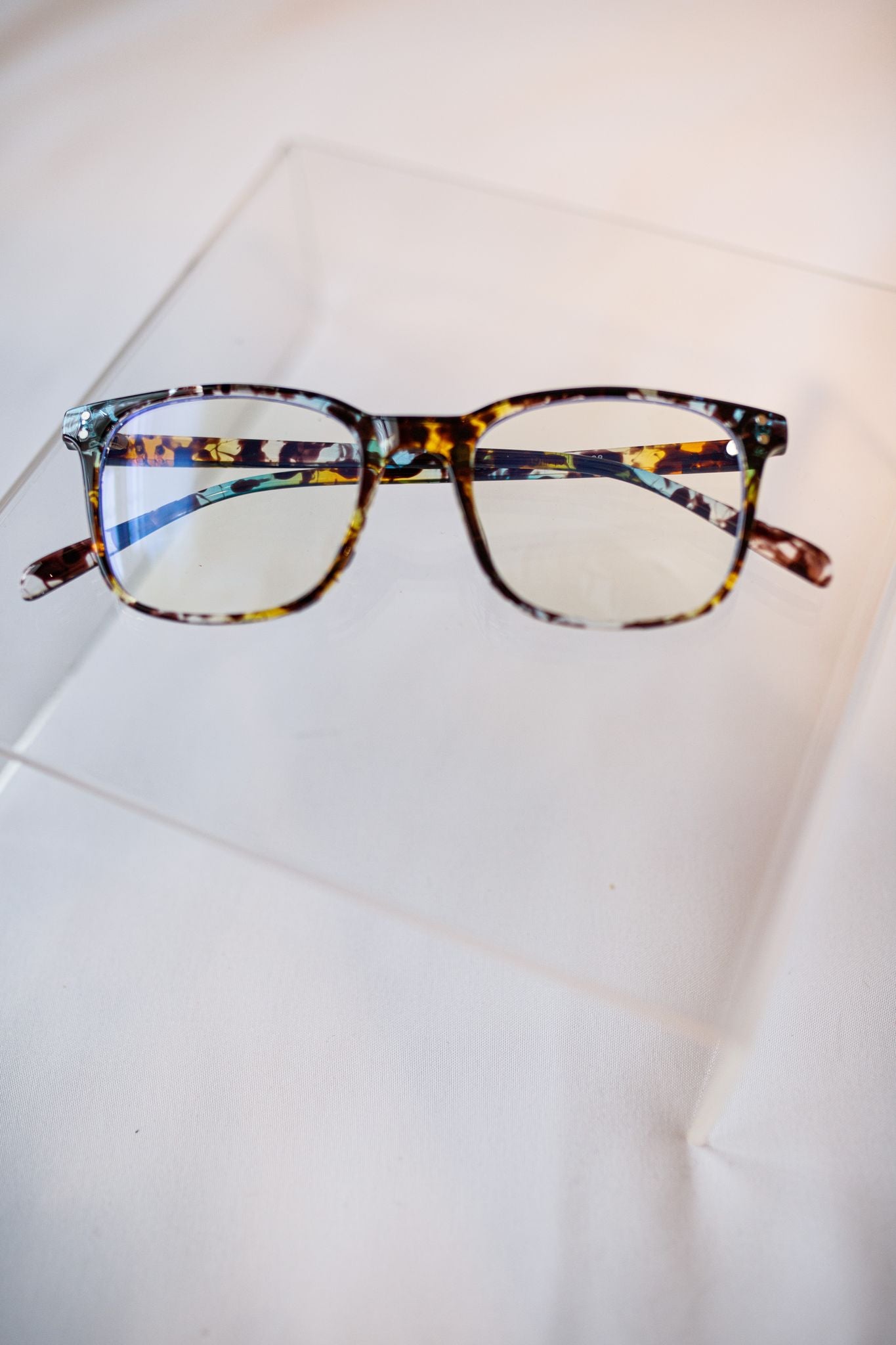 Multi Color Tortoise Blue Light Blocking Glasses
