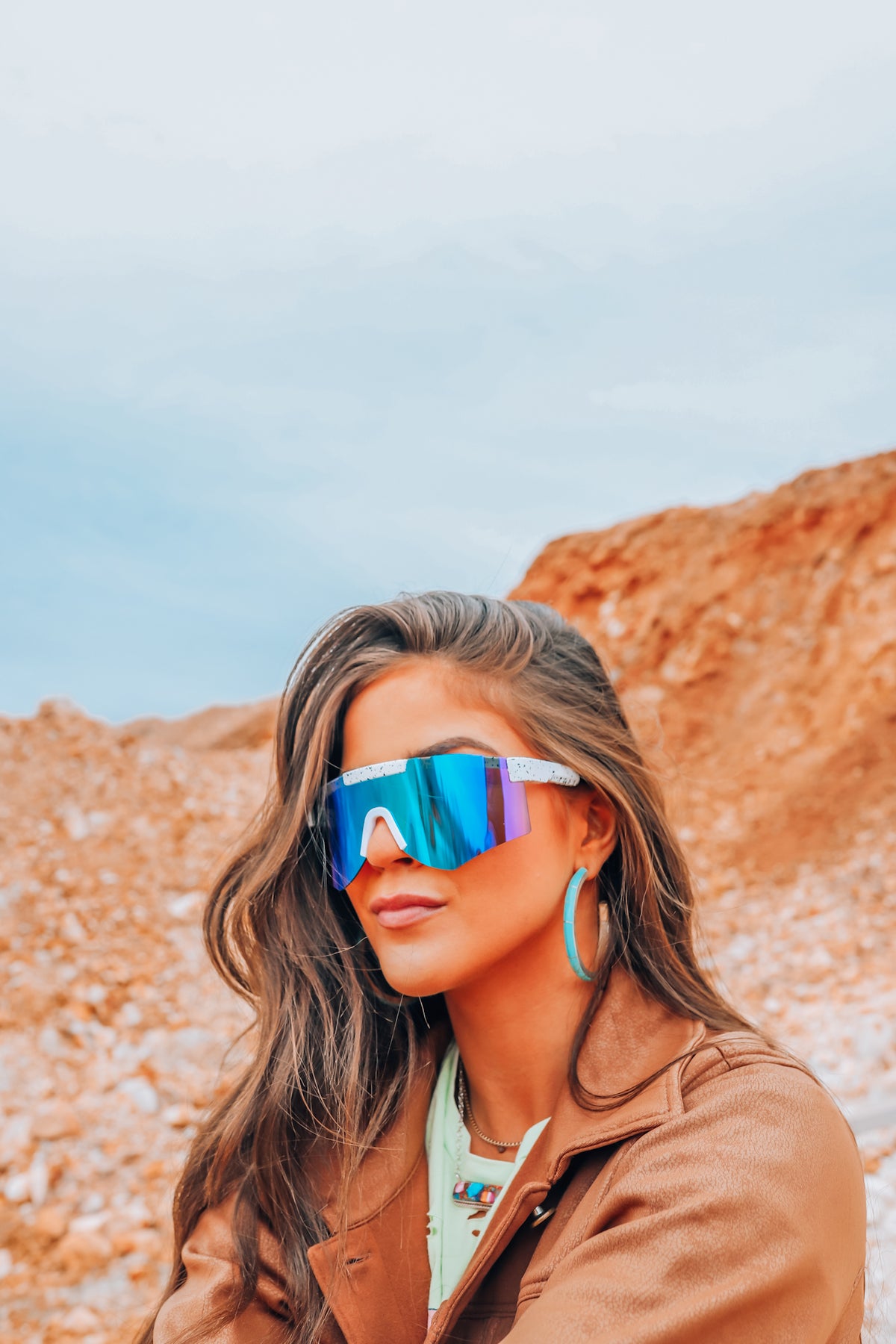 Clear Sport Sunglasses