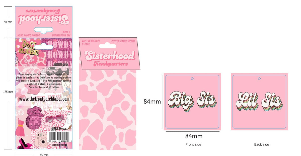 Big Sis Lil Sis Air Freshener