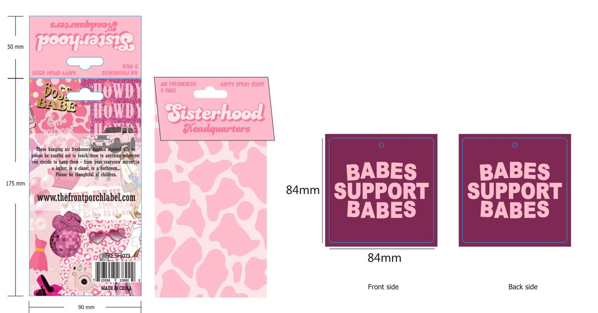 Babes Support Babes Air Freshener