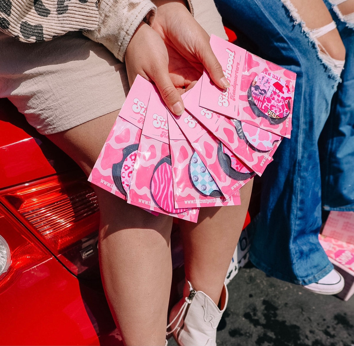 Disco Ball Car Coasters 2-Pack