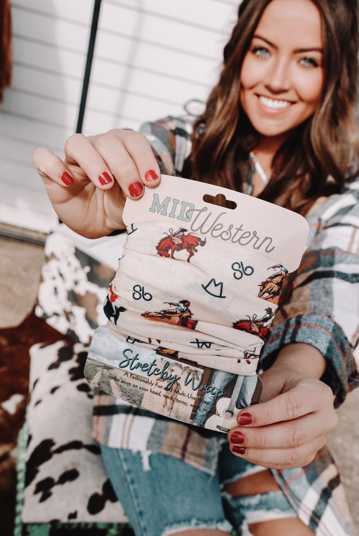 Vintage Cowboy Stretchy Wrap