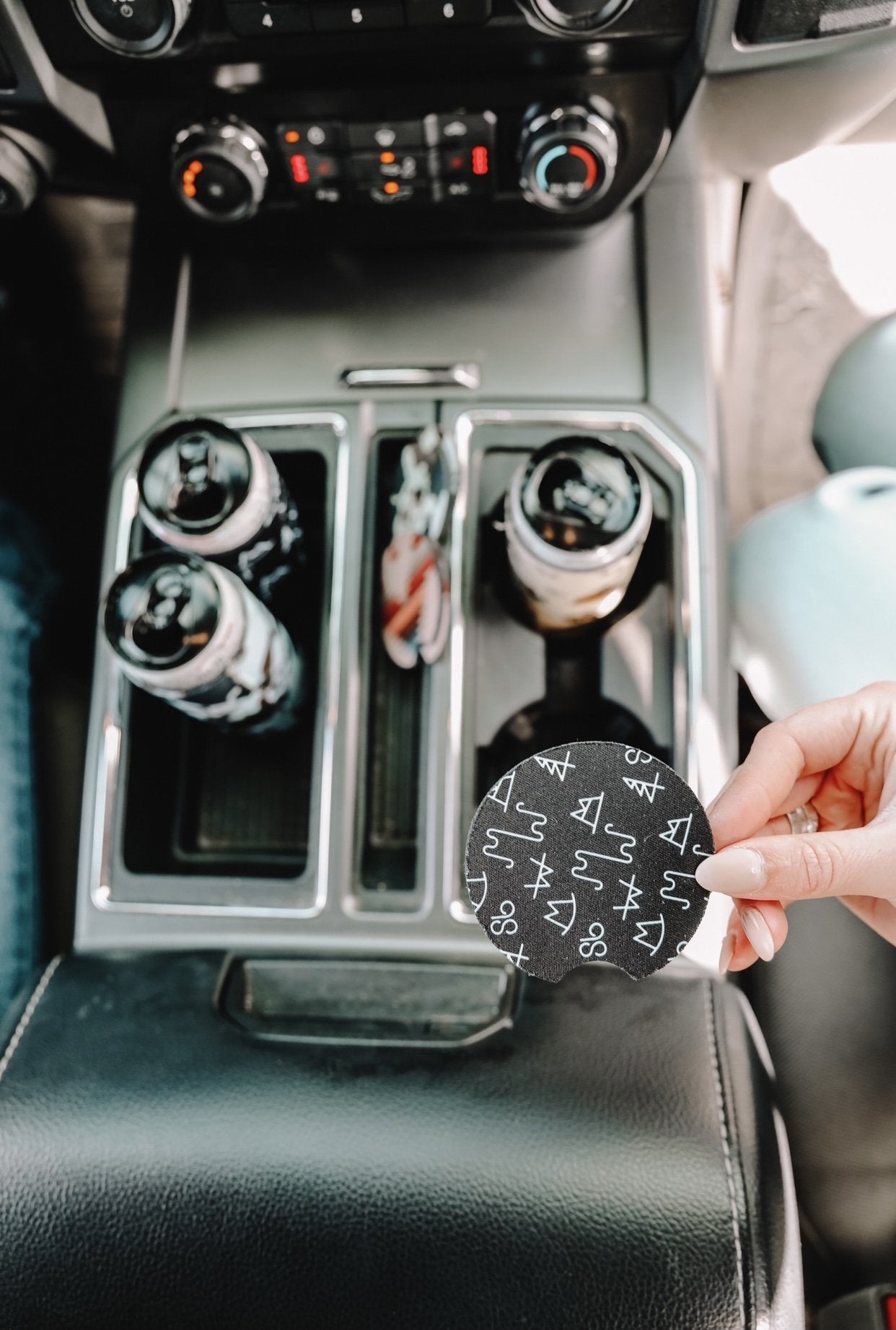 Brandin' Car Coasters 2-Pack