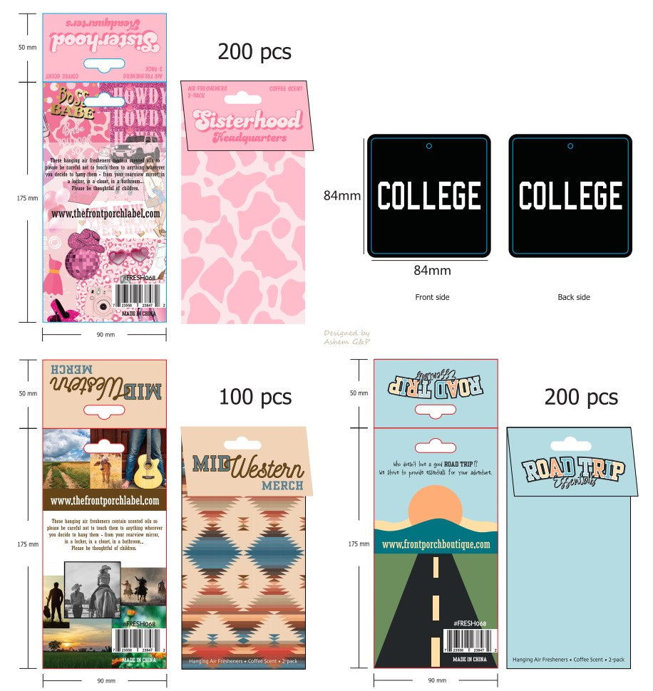 College Air Freshener