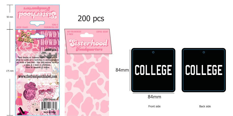 College Air Freshener