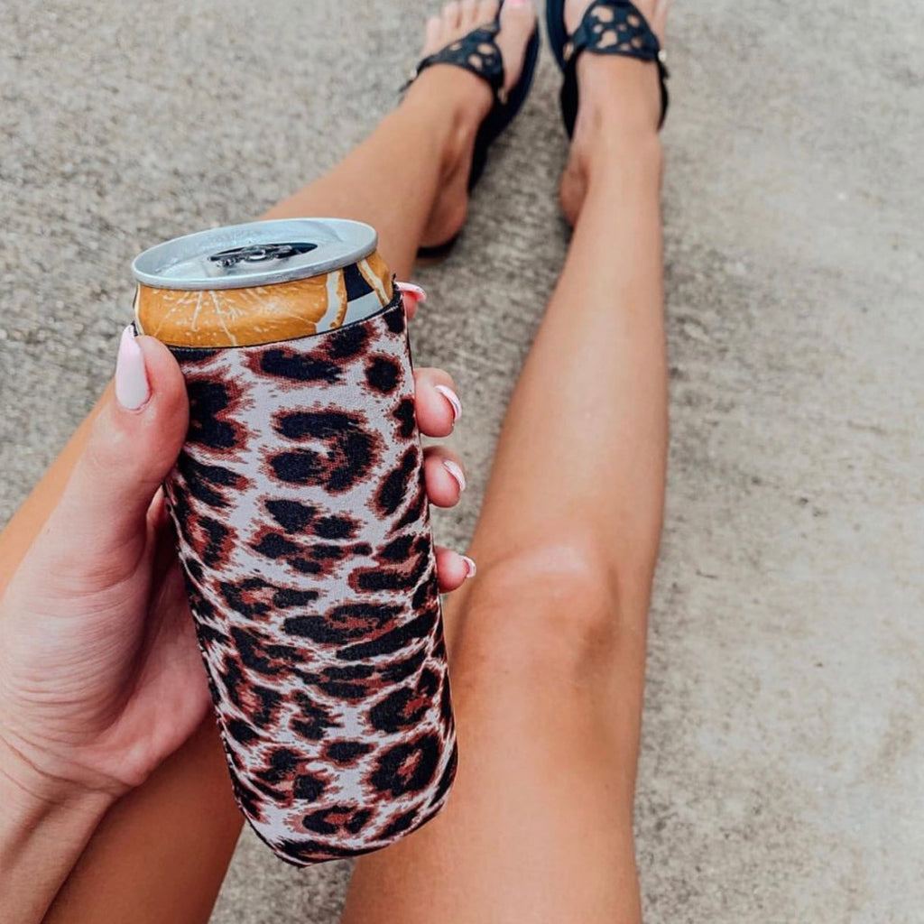 Leopard Tall Can Koozie – A Southern Lifestyle Co.