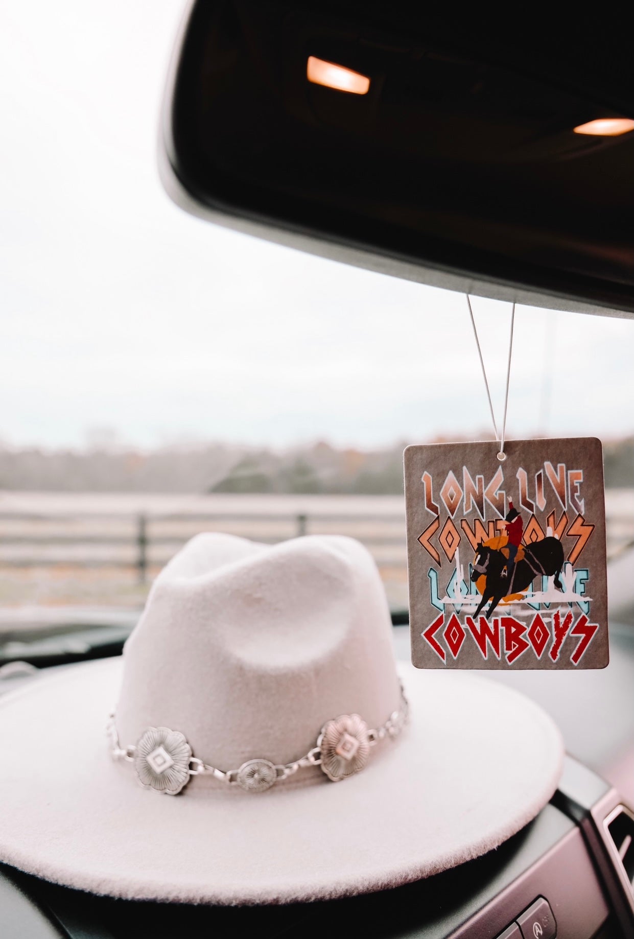 Long Live Cowboys Car Air Freshener